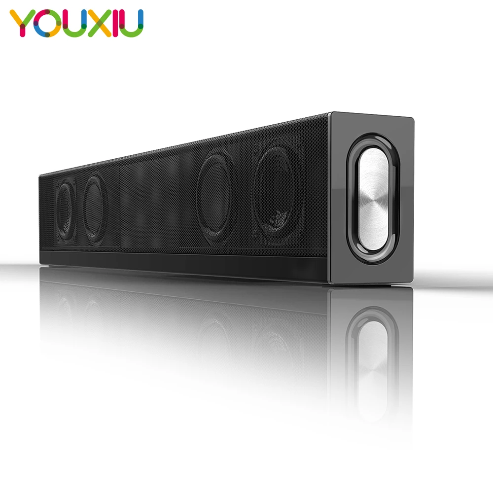 

YOUXIU Portable Bluetooth Speaker 20W Super Bass 3D Surround Support TF FM Audio Remote Control for Phone Loudspeaker