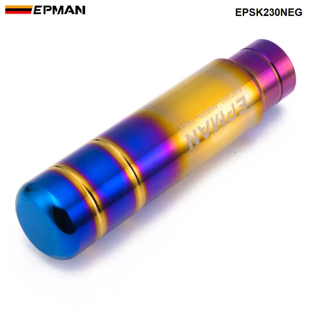 EPMAN JDM Burnt Blue Style Gold Aluminum 13 см ручка переключения передач Рычажная головка для