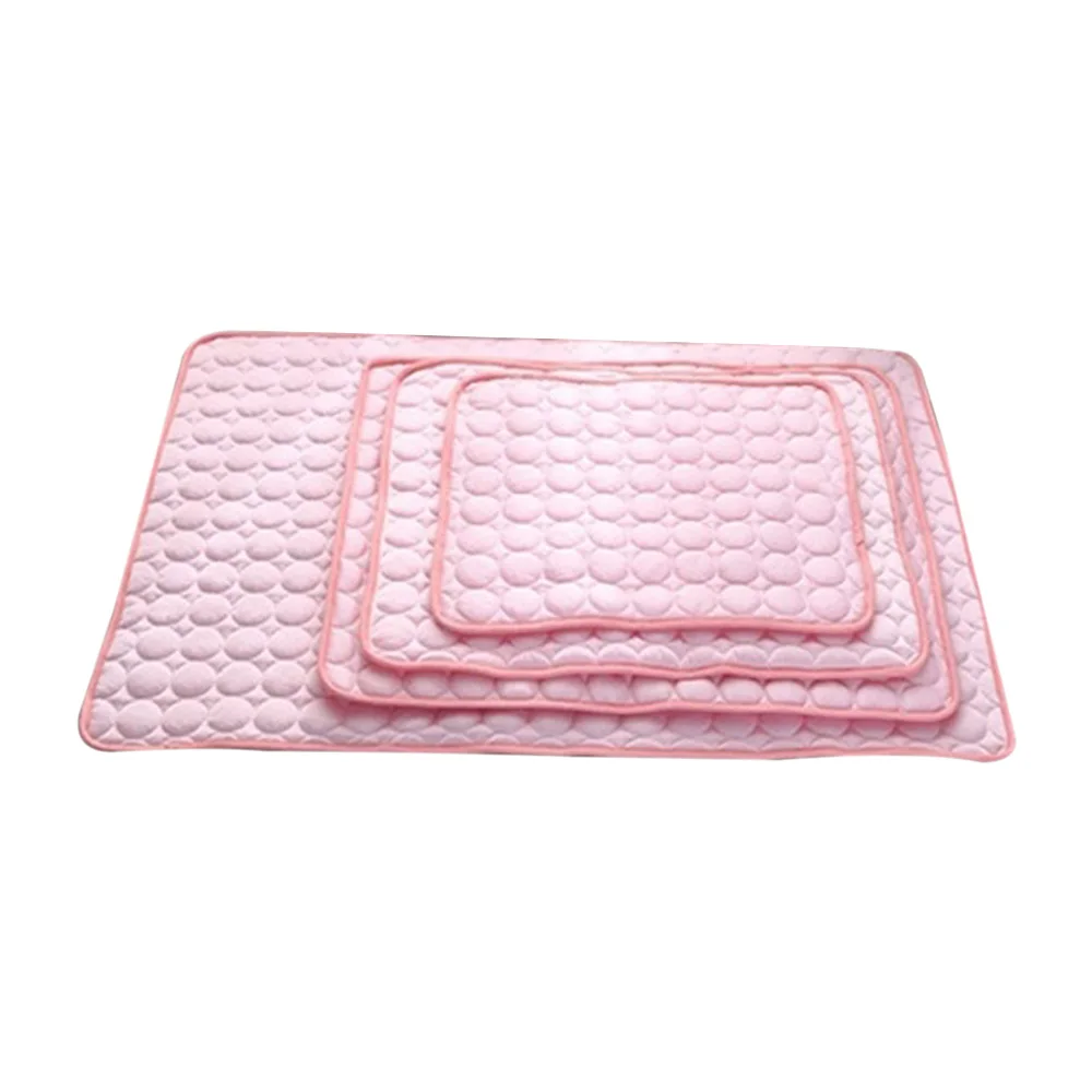Прочный Прохладный коврик подушка охлаждающий коврик тепловое облегчение дышащий хлопок ПЭТ кулер летний коврик для домашних животных
