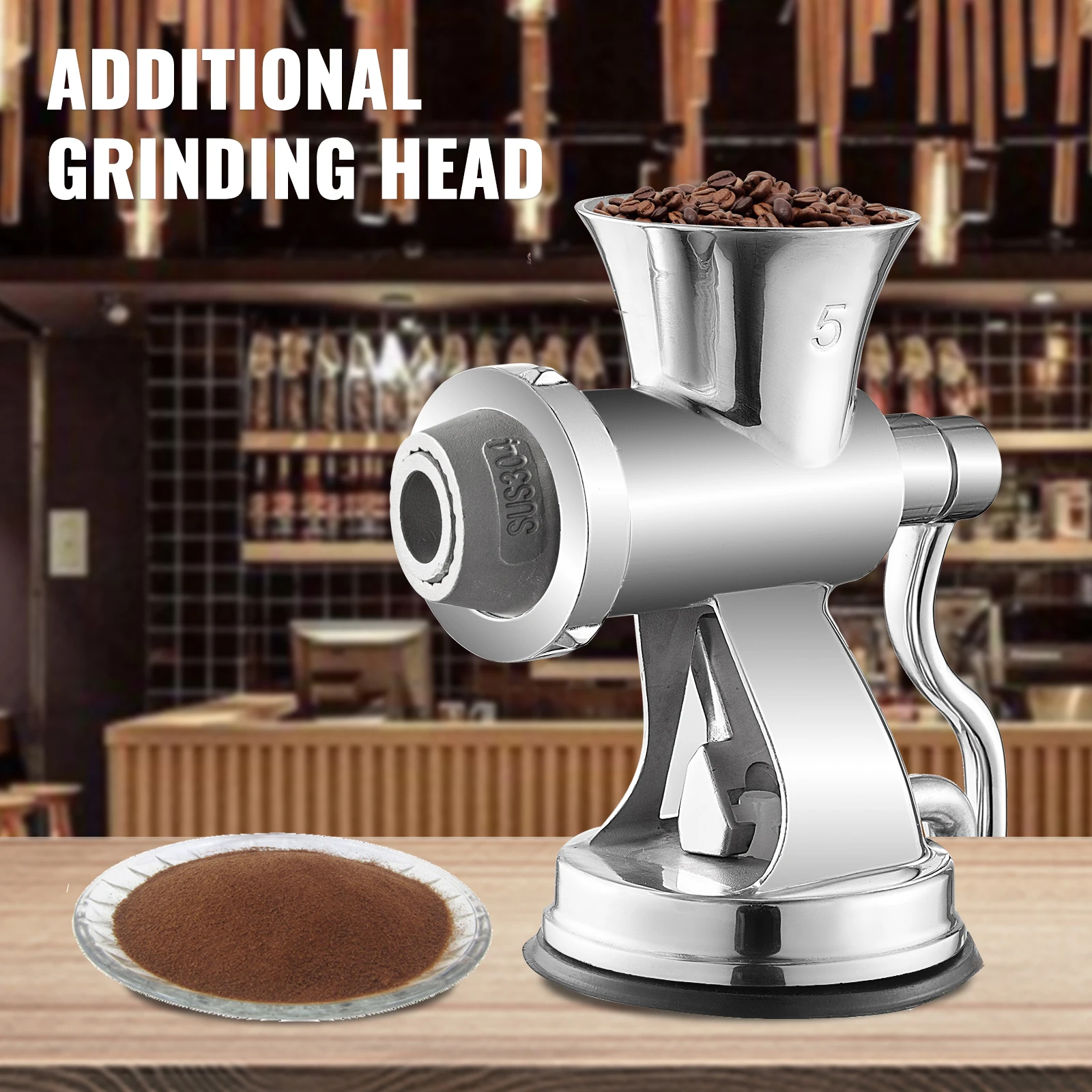 Manual Meat Grinder Stainless Steel Sausage  Stainless Steel Sausage Maker  Stuffer - Meat Grinders - Aliexpress