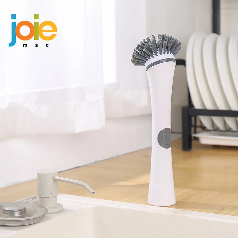 JOIELongHandleBrushPotDishBowlWashingCleaningBrushSoap