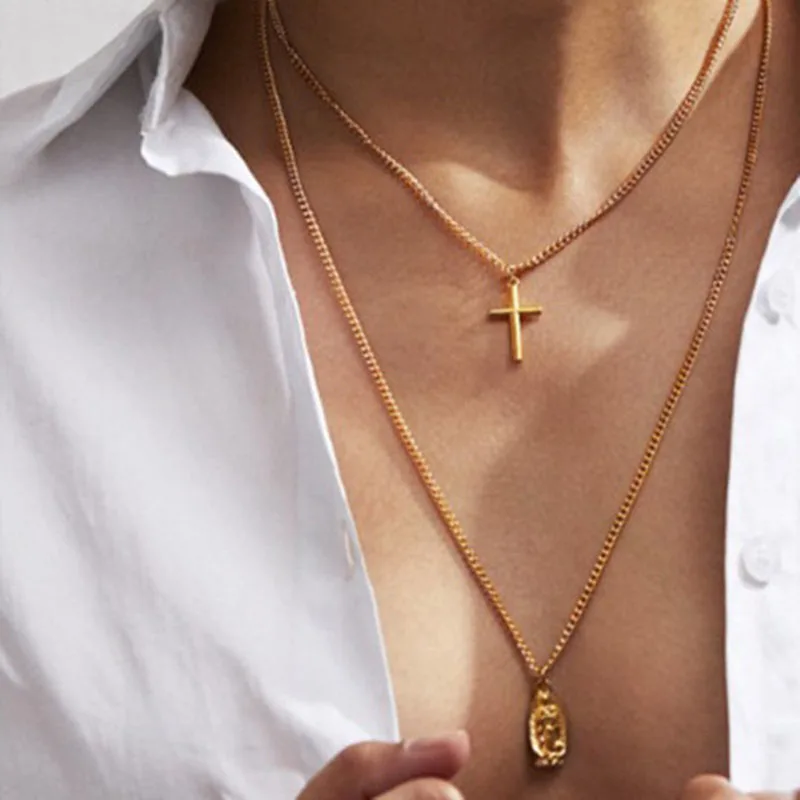 Boho Rock Vintage Gold Double Chain 