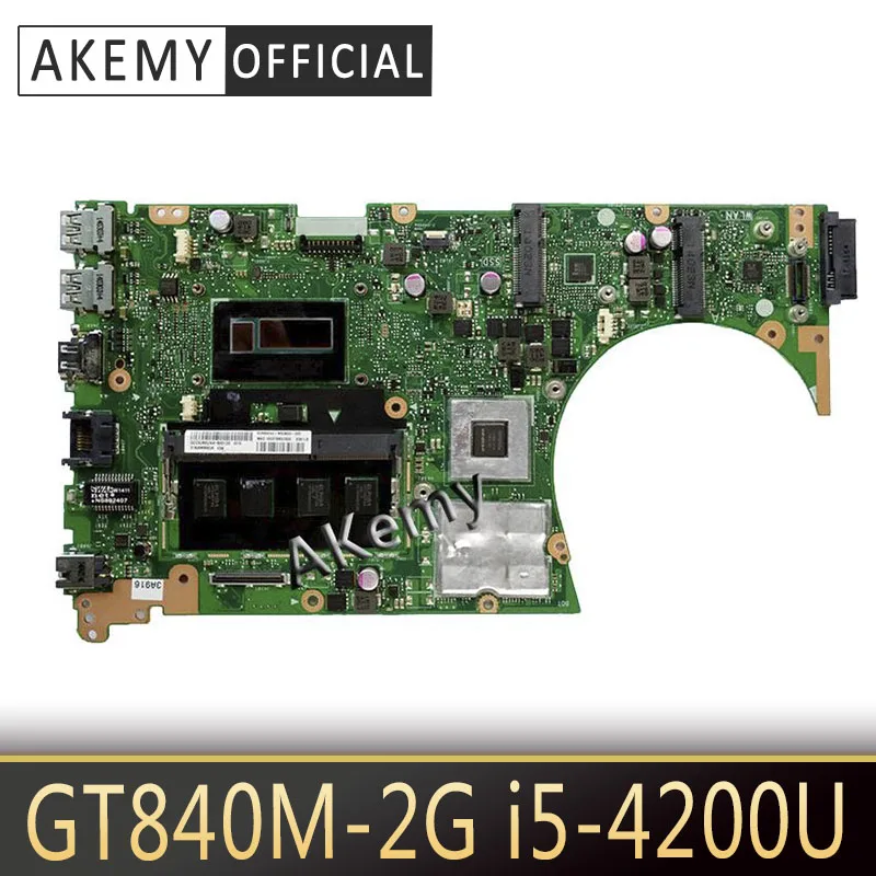 Akemy S551LN материнская плата для ноутбука ASUS S551LB S551LD S551L тест оригинальная 4G RAM I5-4200U