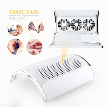 

Nail Suction Dust 40W Aspiratore Nails Cleaner Dust Collector Strong Nail Vacuum Cleaner Machine Low Noisy Nail Salon Manicure