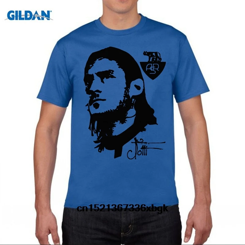 Print T-shirt Summer Short sleeve t-shirt Francesco Totti cotton t shirt | Мужская одежда