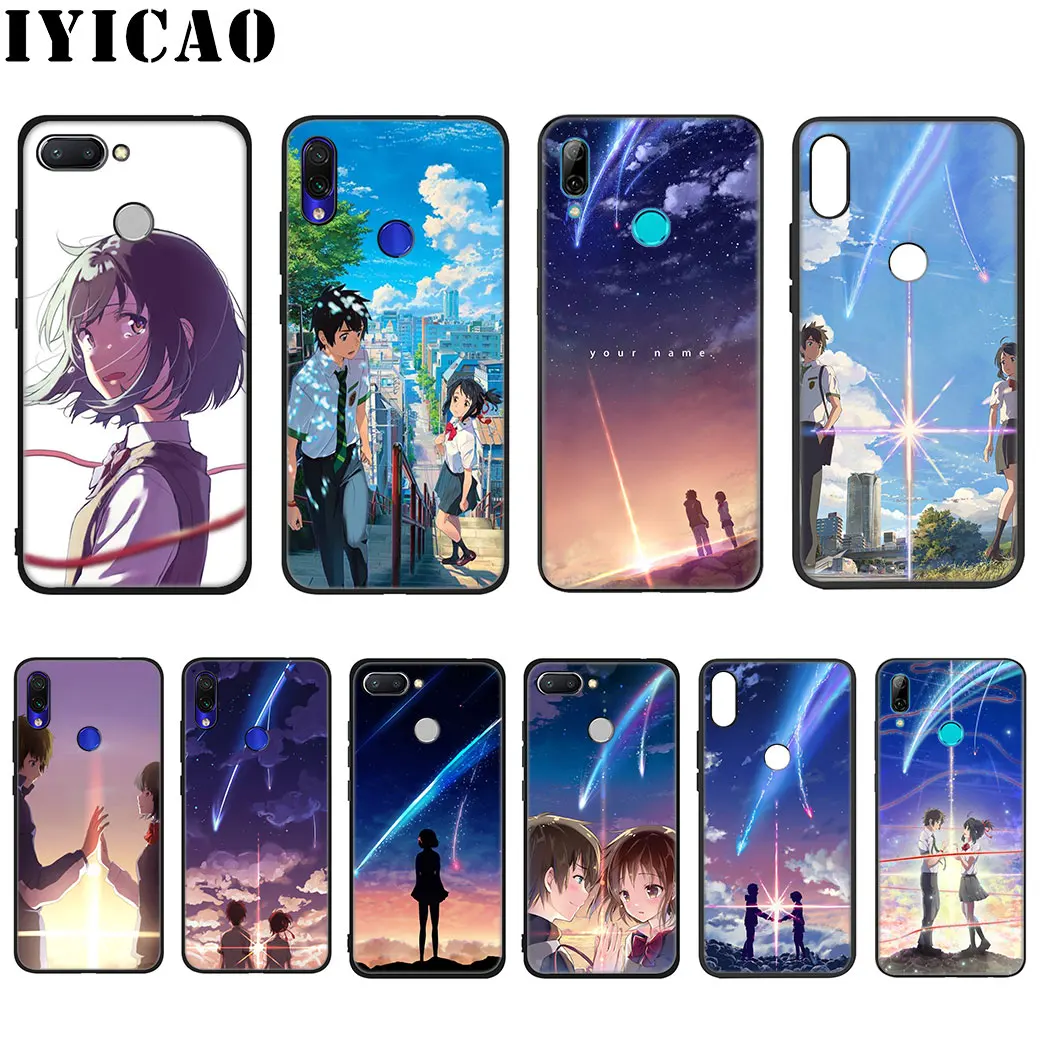 IYICAO аниме ваше имя Мягкий силиконовый чехол для Xiaomi Redmi Go S2 K20 6 Pro 8A 7 7A 6A 5A 4A 5 Plus 4X |