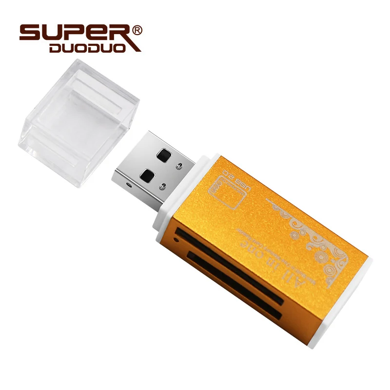 Высокое качество USB 2,0 все в 1 мульти карта памяти ридер адаптер для Micro SD SDHC TF M2 MMC как подарки