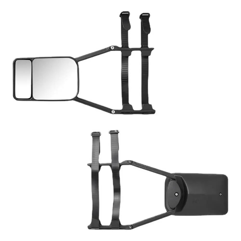 

Car Towing Mirror Easy To Assemble Trailer Auxiliary Mirror Adjustable Trailer Mirror Trailer Extension Towing Dual Glass Lon