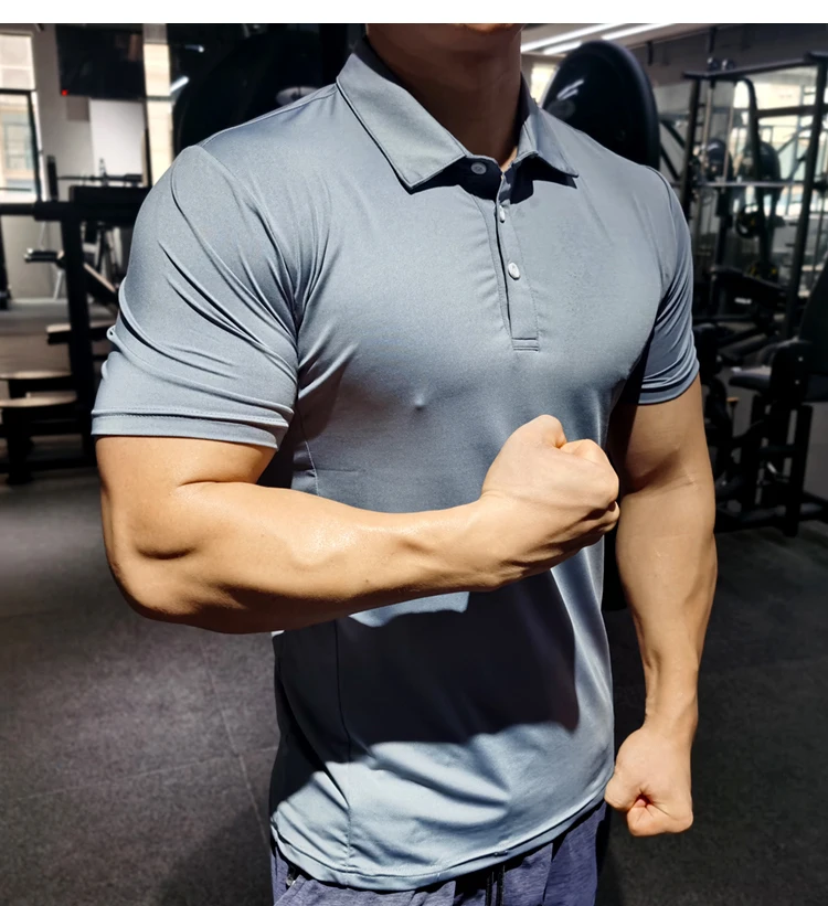 Corex Fitness Faded Short Sleeve Mens Training Top Grey 