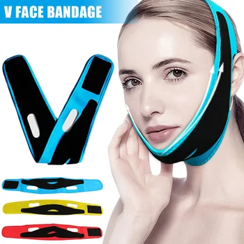 

Facial Slimming Strap Pain-Free Face Lifting Bandage Reusable V Line Lifting Chin Strap for Women Men Eliminates Sagging M3