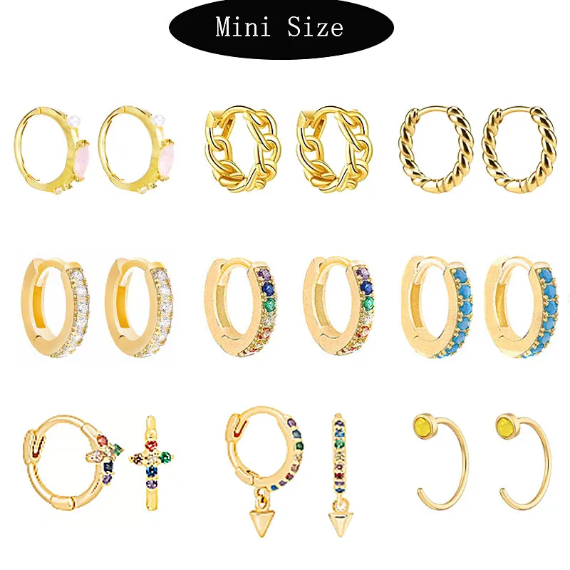 Real silver huggie earrings Clearance