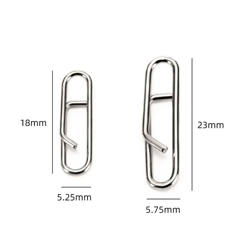 

100 Pcs/pack Powerful Fast Link Snap Pin Fishing Tackle Quick Change Leads Clips