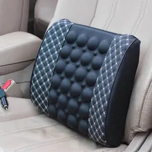 Прямая поставка авто электрическая Массажная подушка для опоры поясницы опоры сидений поясная задняя прочная массажер V-Best