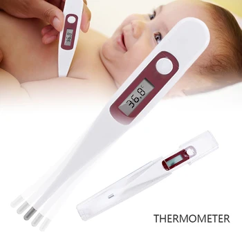 

Baby Digital Thermometer Oral Axilla Thermometer Waterproof Portable Digital Temperature Thermometer for Infants Children Adult