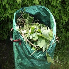 272L мешок для садовых отходов большой сильный водонепроницаемый Сверхмощный многоразовый складной мешок для мусора травы