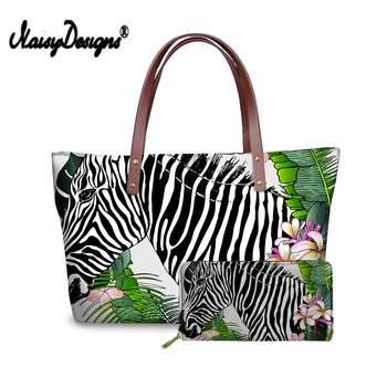 

NOISYDESIGNS 2020 Zebra Pattern Printing Shoulder Bags for Female Luxury Handbags Women Bags Designer Fashion Women's Handbags
