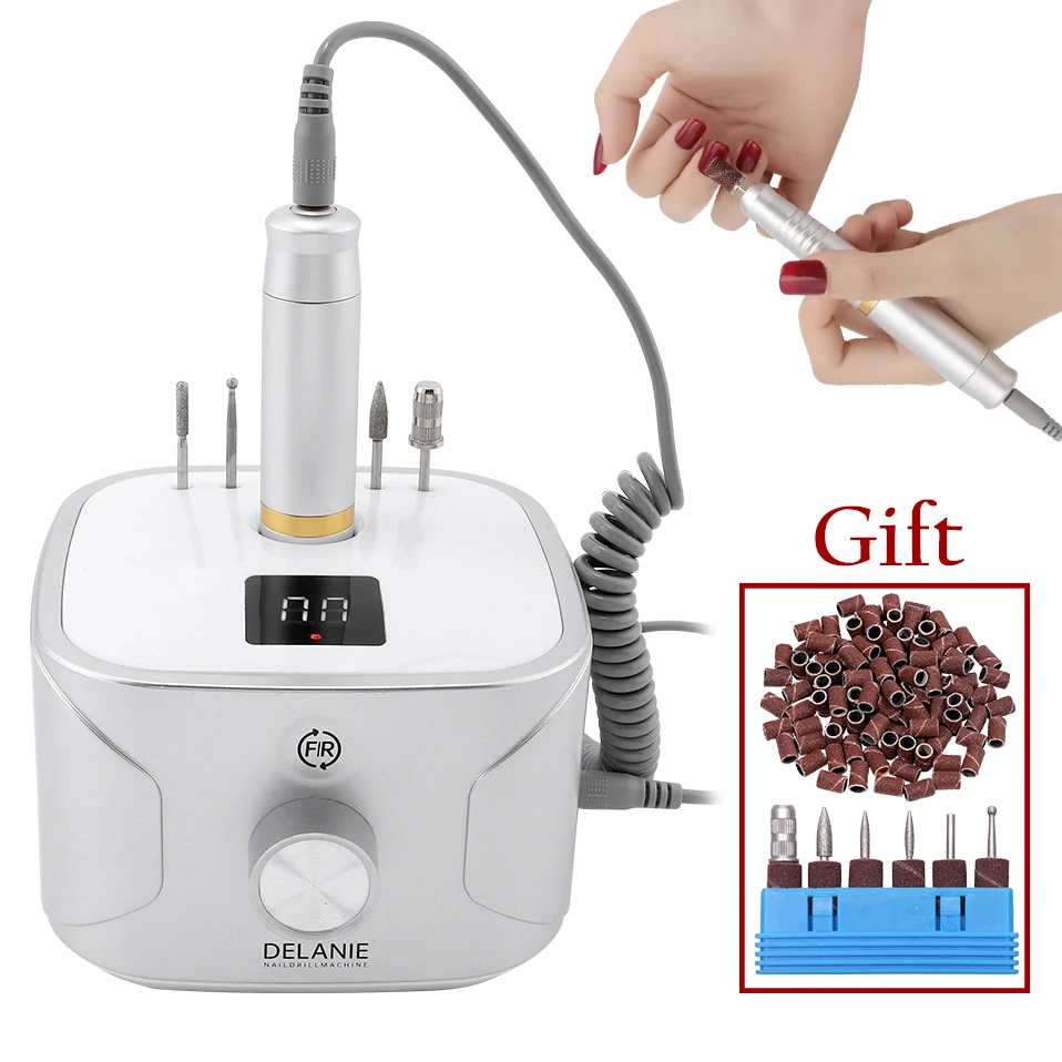 25000RPM Nail Drill Machine For Acrylic Gel Removal Electric Manicure Set File Kit Tools Professional Salon Use | Красота и здоровье