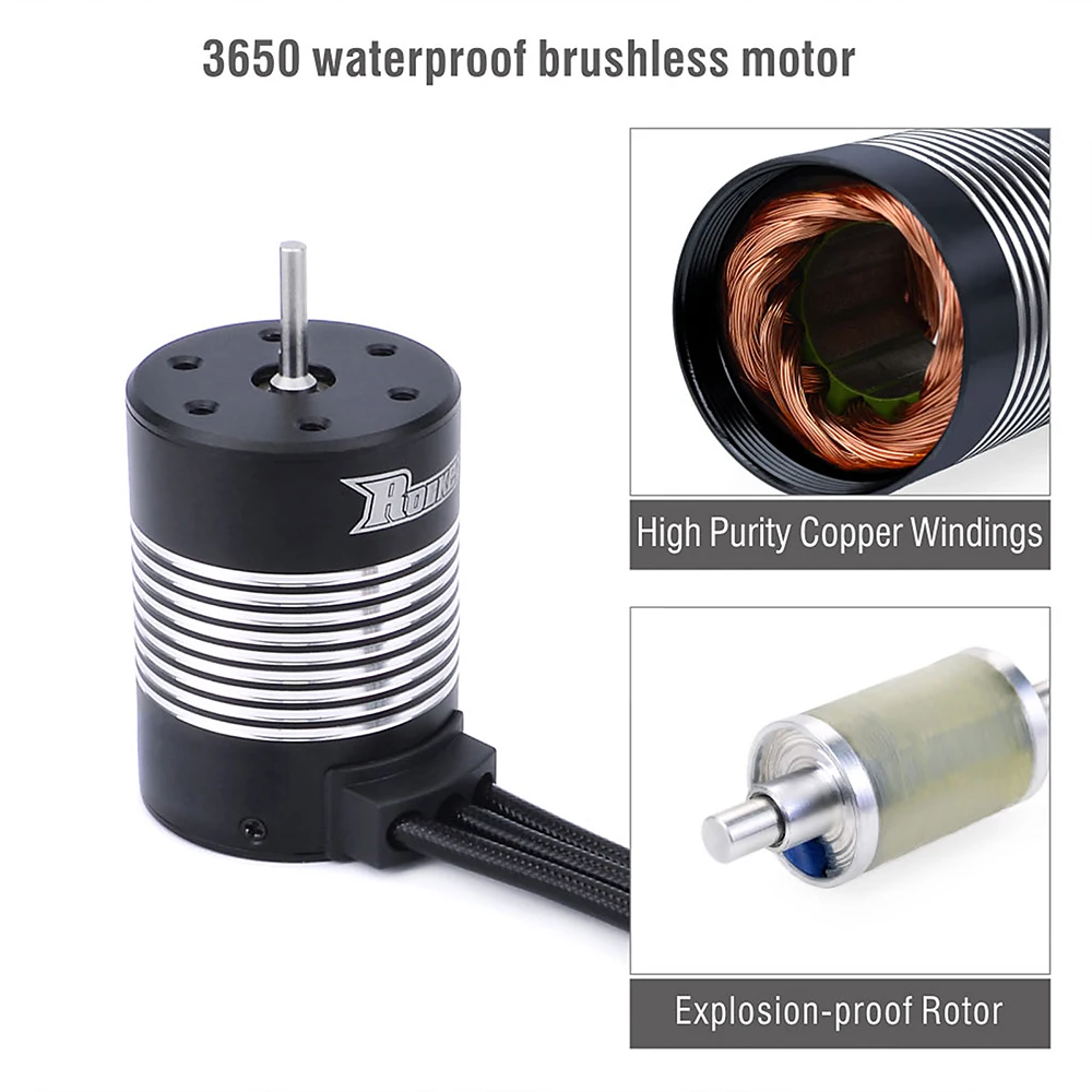 Moteur Brushless 2300KV-7700KV 3.175mm pour RC 1/10