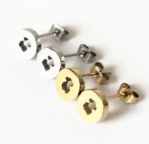 Simple Earrings Fashion Jewelry Stainless-Steel Aretes-De-Mujer Bear Wholesale Modernos