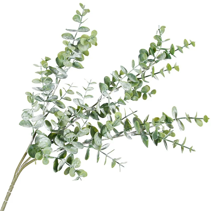 

Artificial Eucalyptus Tree Branch Decoration For Christmas Wedding Home Flower Small Leaves Plant Faux Foliage Festive Supplies