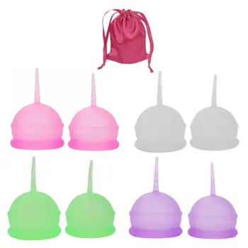 

2PCS Women's Menstrual Cup Silicone Cup