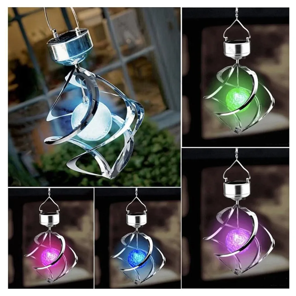 

Solar Powered Wind Chimes Light Hanging LED Garden Outdoor Lamp Colour Changing Fairy String Light Lamp Decoration party