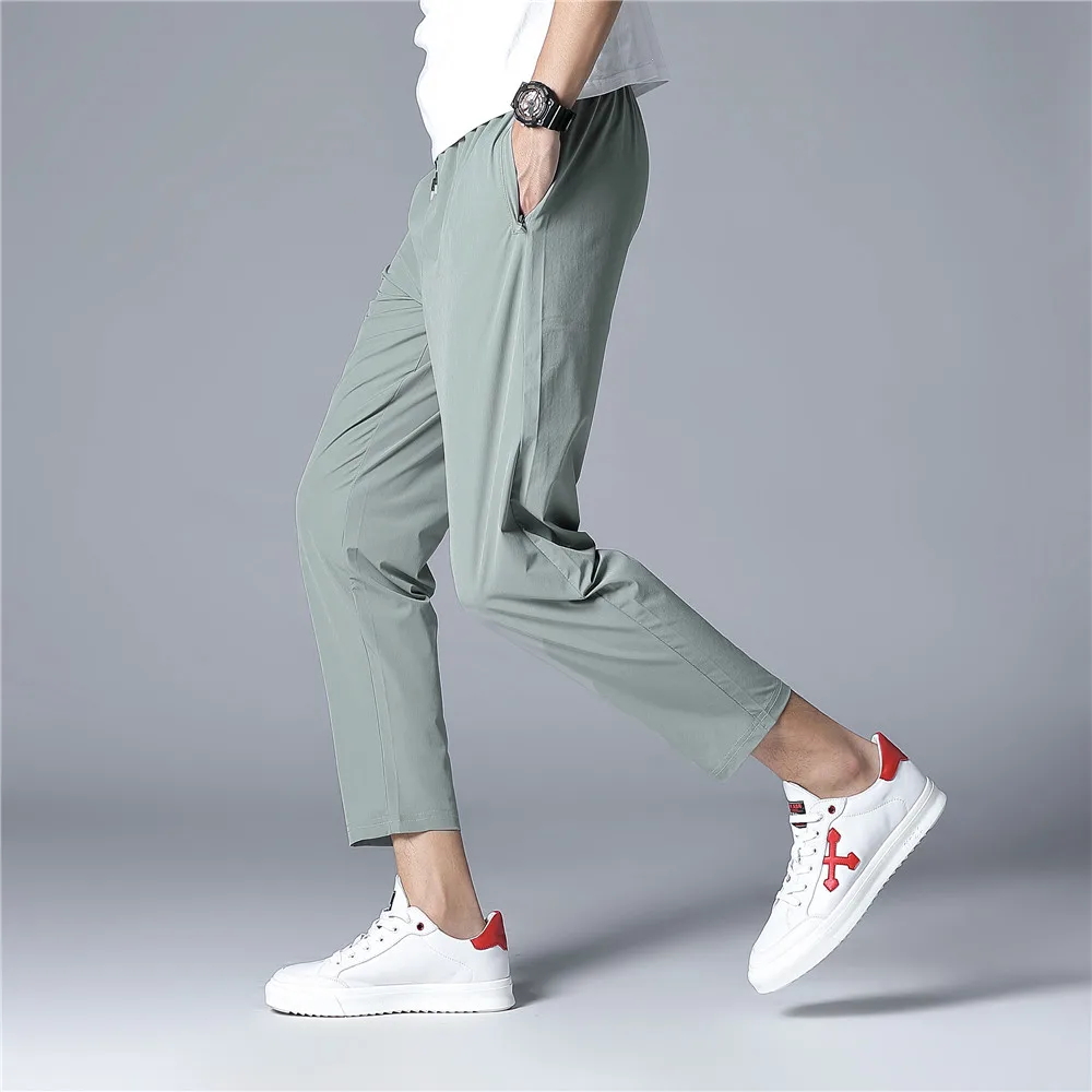 6601九分裤灰绿色 (3)