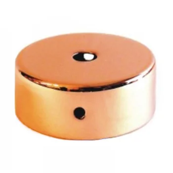 

Metal bracket copper shine 60mm diameter and one output