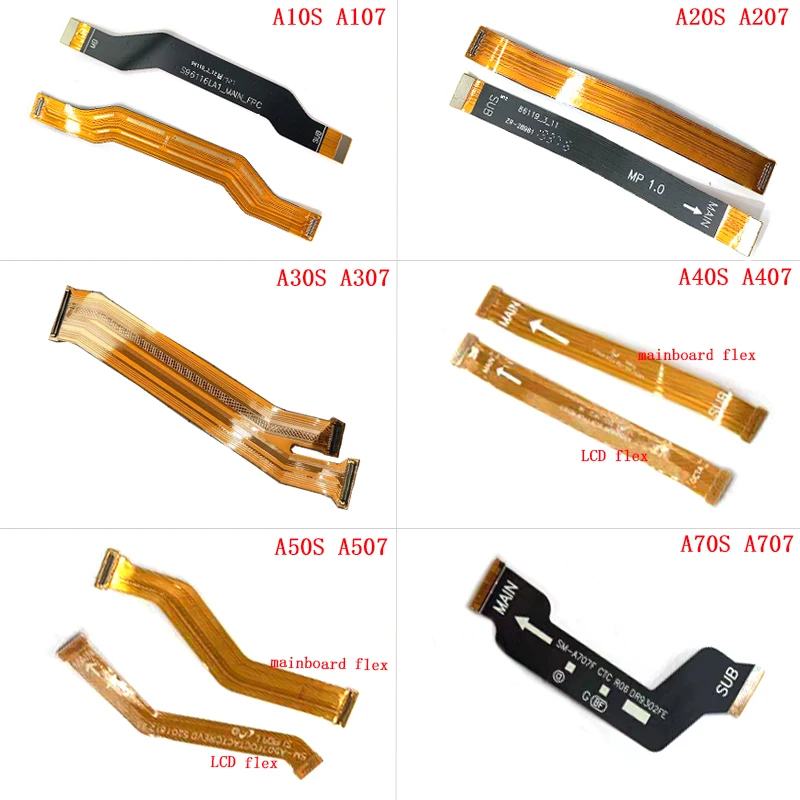 Для Samsung Galaxy A10S A20S A30S A307 A40S A50S A507 A60S A70S M10S M30S M40S материнская плата соединитель ЖК