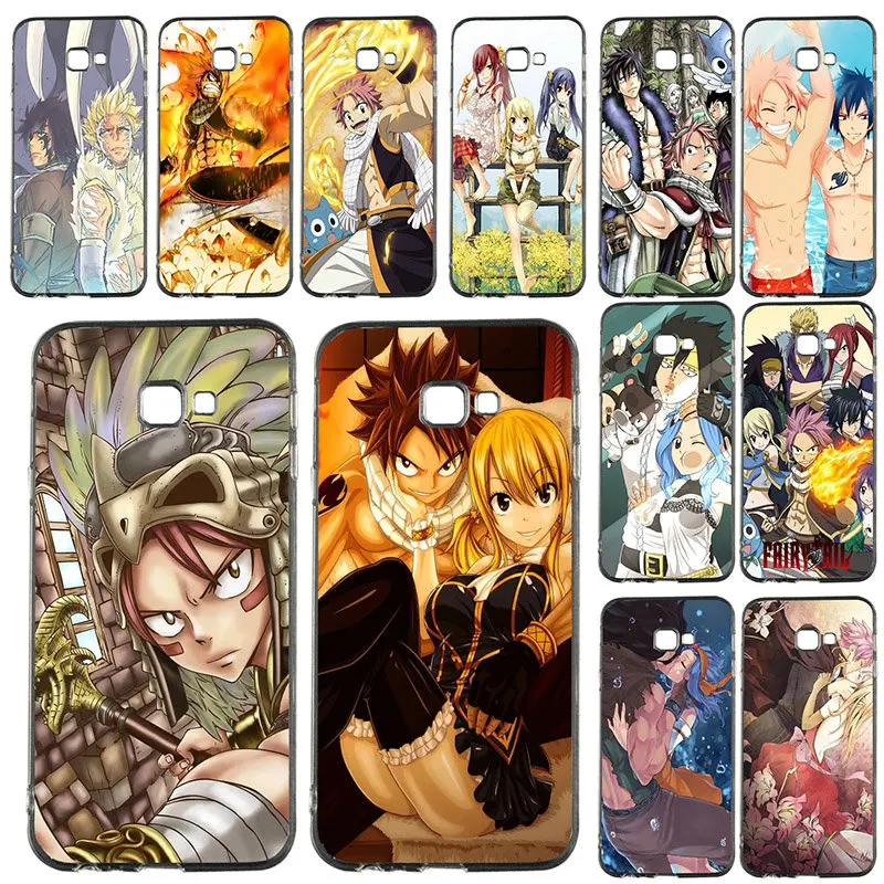 Манги Fairy Tail для samsung Galaxy J1 J2 J3 J4 J5 J6 J7 J8 A3 A5 A7 2015 2016 2017 2018 Coque сумки Силиконовые мягкие