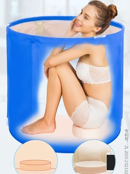 

Foldable Bath Barrel Household Adult Whole Body Bath Large Adult Shower Barrel Can Sit And Lie Bath Barrel