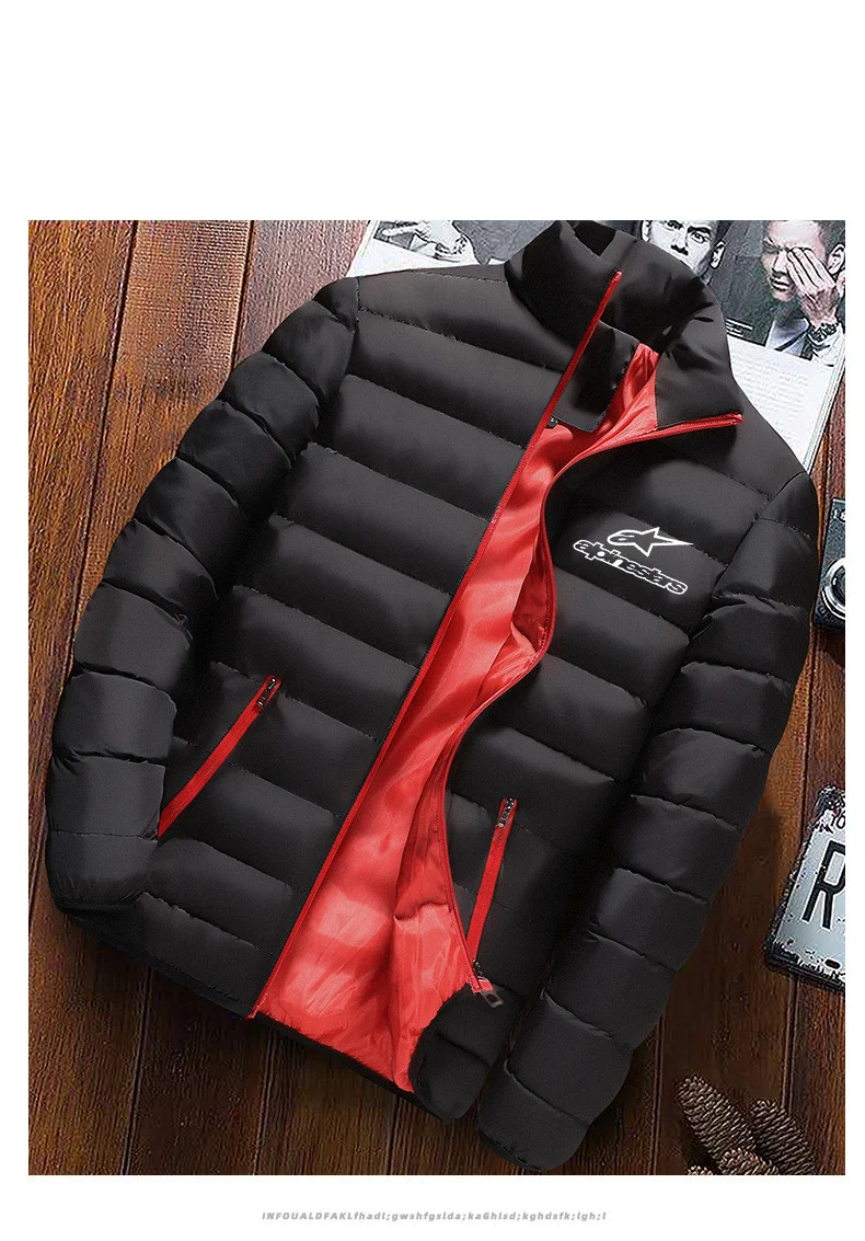 

2020 high quality men's jacket, matching jacket, zipper jacket, park jacket, zipper chain cotton padded jacket hood 4XL