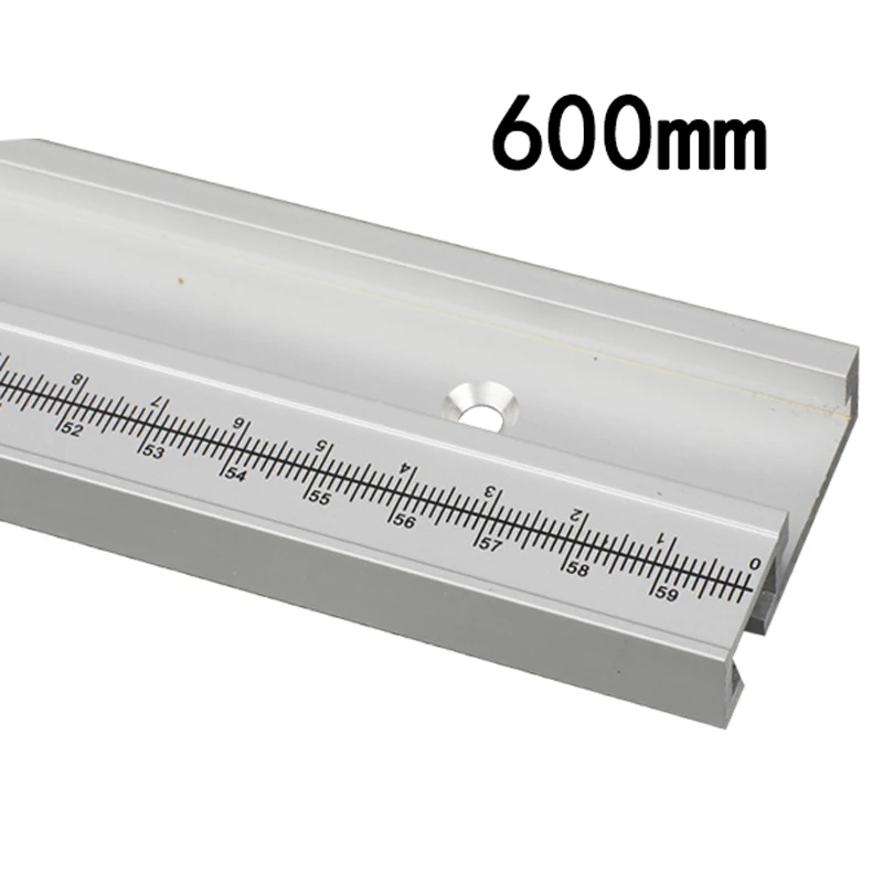 

Aluminum Alloy T Track Woodworking Tool Workshop T-slot Miter Track With Scale