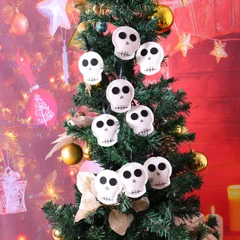 

10PCS Halloween Ghost Skull Pendant Festival Party DIY Decoration Spooky Halloween Ghost Ornaments