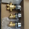 5 hole Brass Bathtub Faucet Hot and Cold Water Control Valve Bath Shower Mixer Bathtub Faucet 5 Piece Set Faucet 4