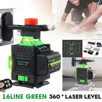 

Laser Level 16 Lines 3D Self-Leveling 360 Horizontal And Vertical Cross ful Green Laser Beam Line Measure Tools