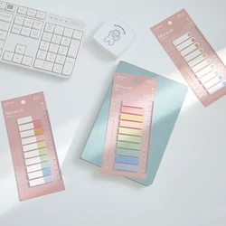 Feutres adhésifs en papier multifonctions à feuilles mobiles, 200 feuilles, feutres de Page fluo 