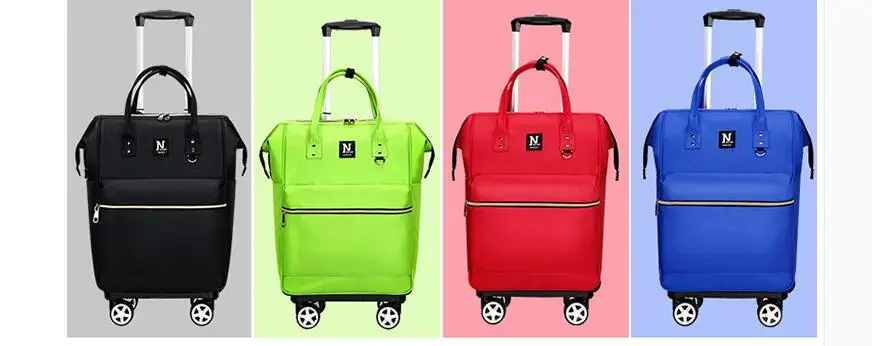 trolley mochilas carry on bagagem saco de rolamento mochila de rodas