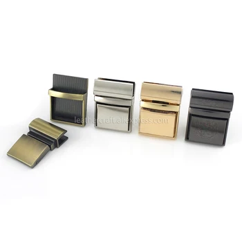 

1pcs Metal Square Push Lock Turn Lock Clasp Buckle for Leather Craft Women Bag Handbag Purse DIY Hardware Accessories