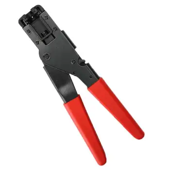 

RG59 F Head Cable Wire Stripper Cutter Standard Extrusion Crimper Automatic Mini Hands Multi Pliers Electrician Nippers Tool