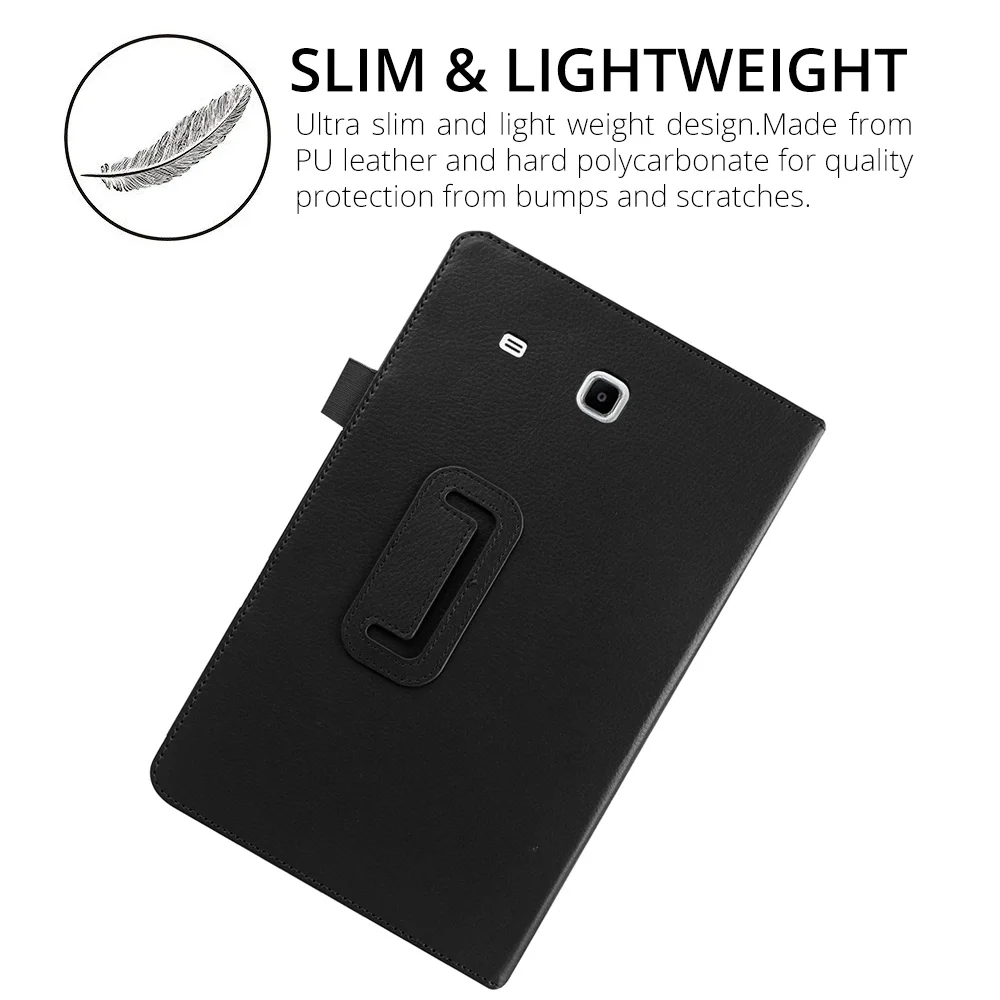 Чехол для samsung Galaxy Tab E 9 6 T560 T561 SM планшет Funda Тонкий Стенд PU кожаный чехол чехол|for