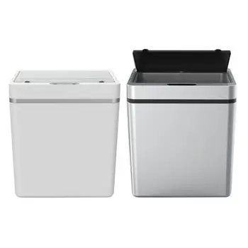 

Intelligent Induction Trash Can Infrared Automatic Sensor Waste Bin Wide Opening 449C