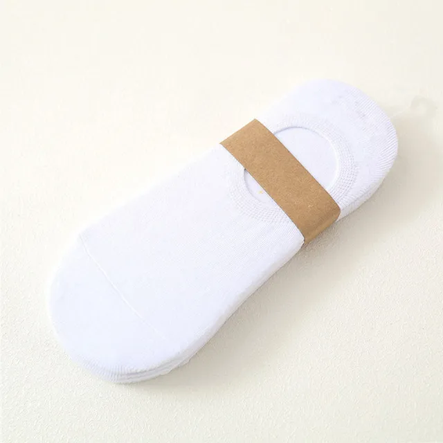 5 Pairs/Multiple Batches of Cotton Invisible Men's Boat Socks Summer and Autumn Non-Slip Silicone Slippers Short Nakedmen'Ssocks 2