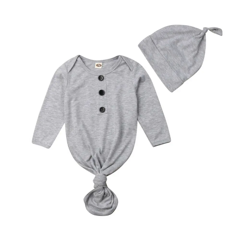 light grey Детские спальные мешки для новорожденных постельные принадлежности одеяло облегающее платье комплект одежды из 2 предметов - Цвет: light grey