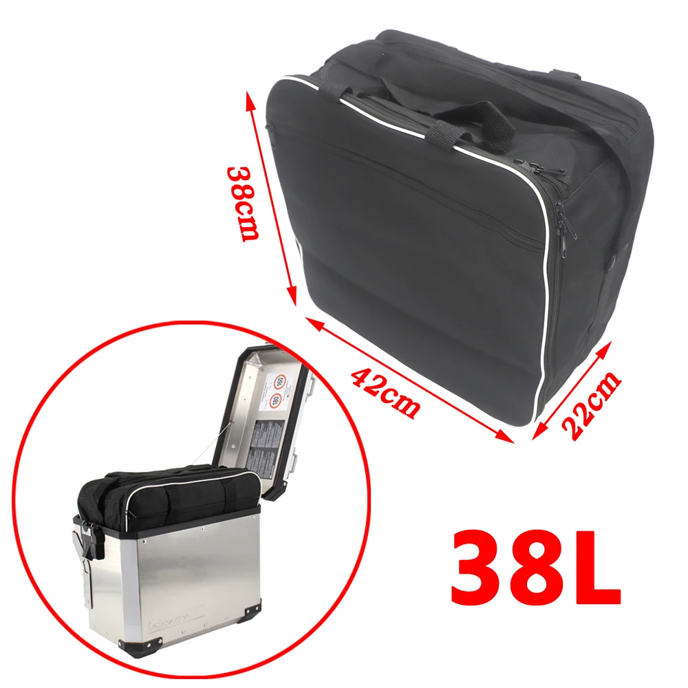 For BMW R1200GS Adv Black Inner Bags R 1200 GS adventure WATER-COOLED 2013- Motorcycle Luggage Bags