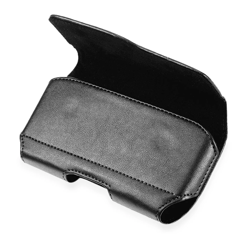 Premium Universal Leather Phone Pouch with Belt Clip Holster