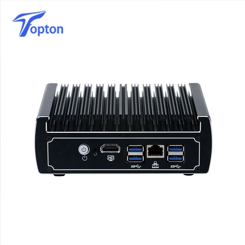 Мини ПК Intel LAN Pfsense безвентиляторный мини Core i5 7200U i3 7100U DDR4 Ram для Linux сетевой