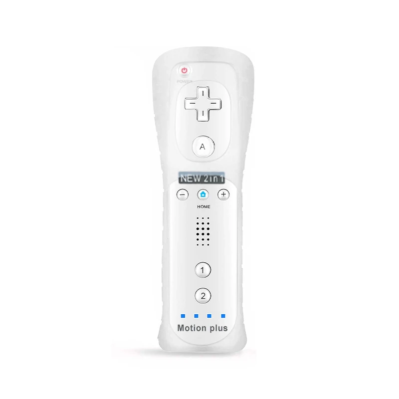 2 in 1 For Nintendo Wiimote Built in Motion Plus Inside Remote Gamepad Controller For Wii Controller For Wii remote and nunchuck 