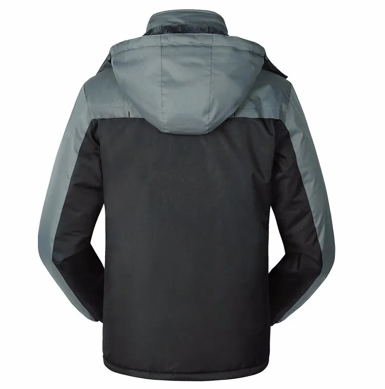 Толстая бархатная мужская зимняя куртка-21 C 6XL 6XL 8XL 8XL ветрозащитная водонепроницаемая куртка спортивная мужская Wo мужская жакеты Hombre