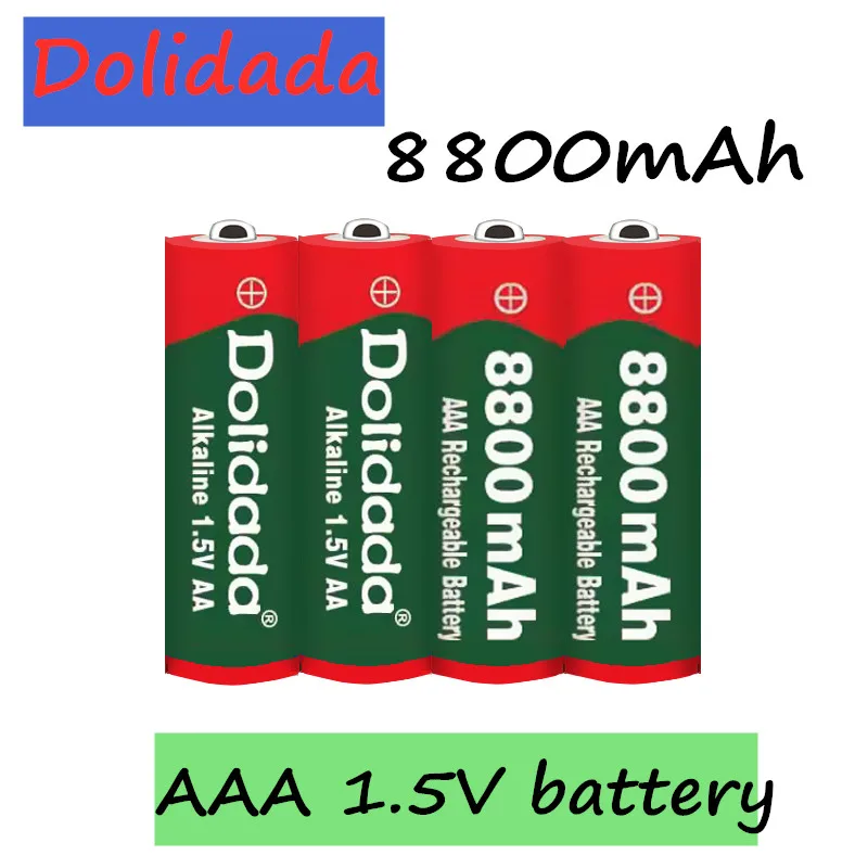 1 ~ 20 шт. Brand1.5V AAA перезаряжаемая батарея 8800mah 5 V Новая Щелочная для светильник шки mp3